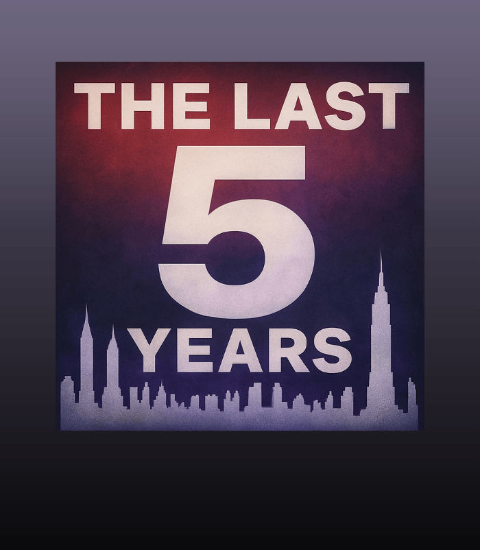 An emotionally powerful and intimate musical, The Last Five Years tells the story of a five-year relationship between Jamie, a rising novelist, and Cathy, a struggling actress—told from two distinct timelines.